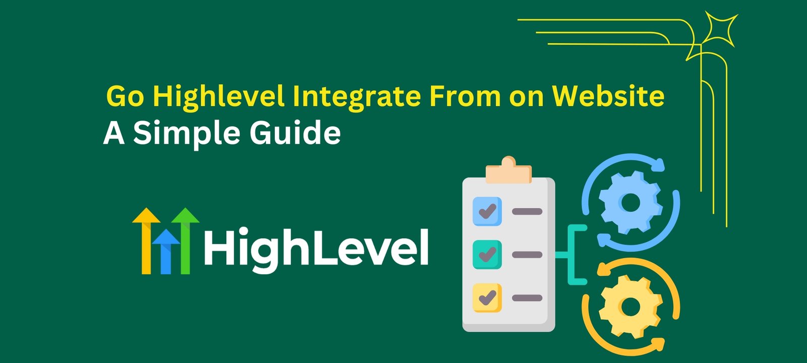 Go Highlevel Integrate From on Website