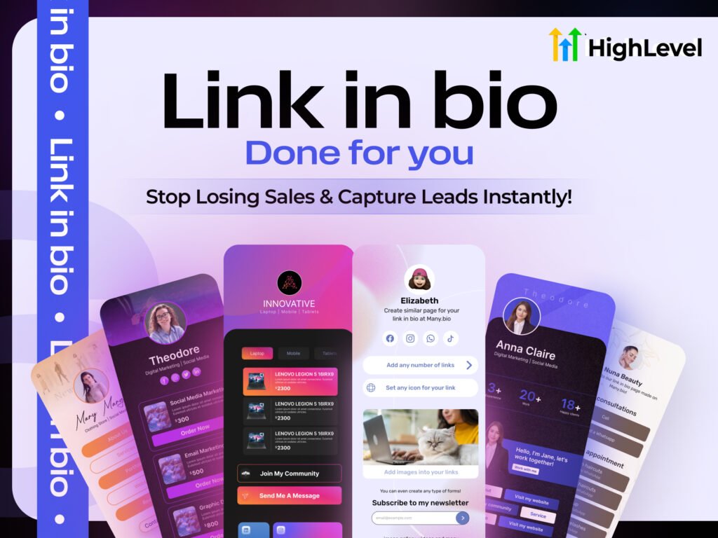 GoHighLevel Link-in-Bio system,