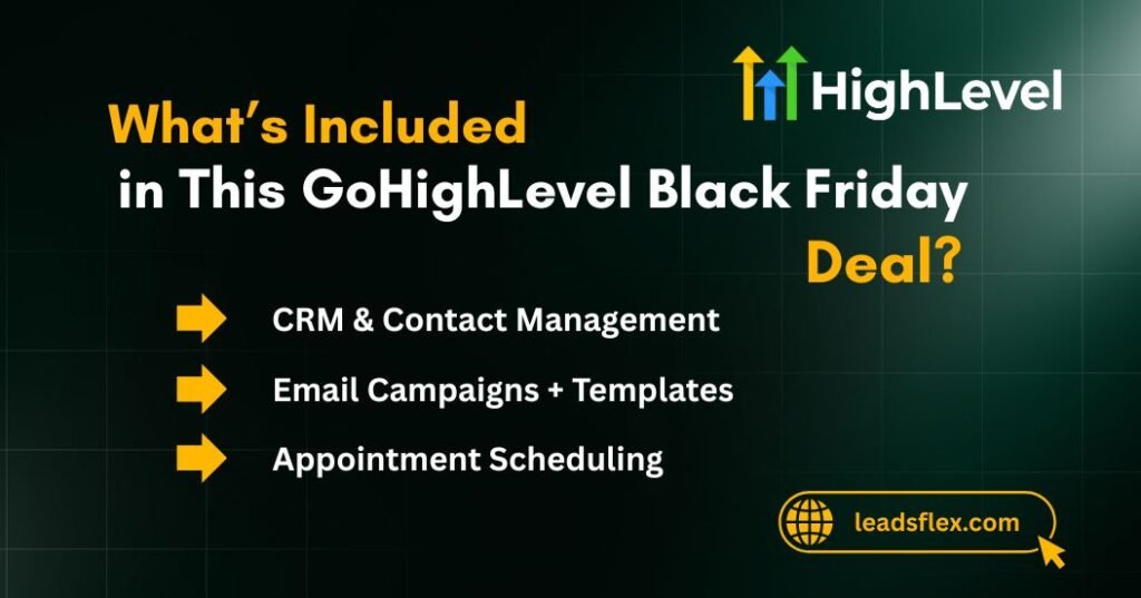 What’s Included in This GoHighLevel Black Friday Deal