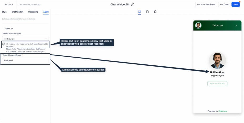 ✔ Test the voice flow to make sure everything works smoothly.
GoHighLevel Voice AI Chat Widget: Real-Time Voice Support