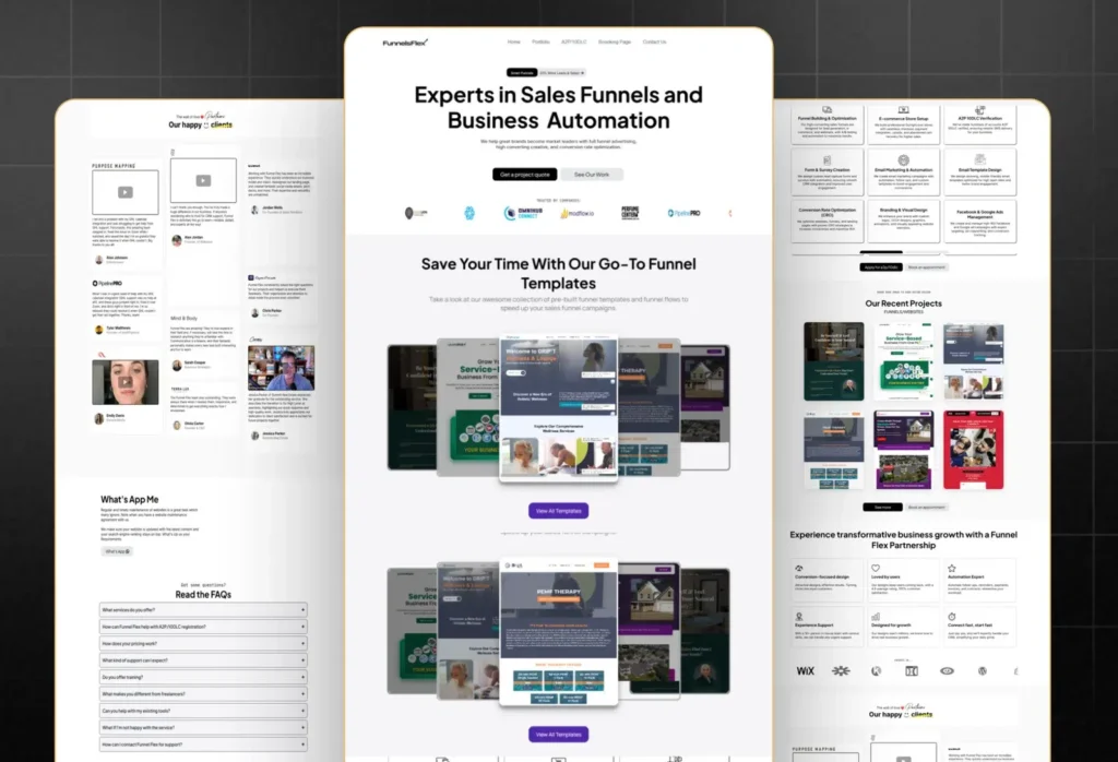 Business Consulting Agency's Entire System