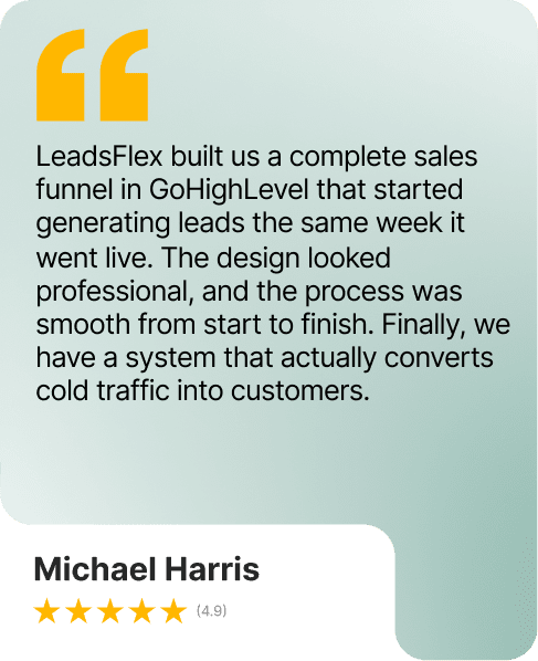 leads flex sales funnel