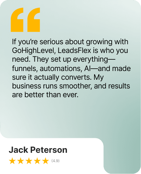 leads flex Go High Level